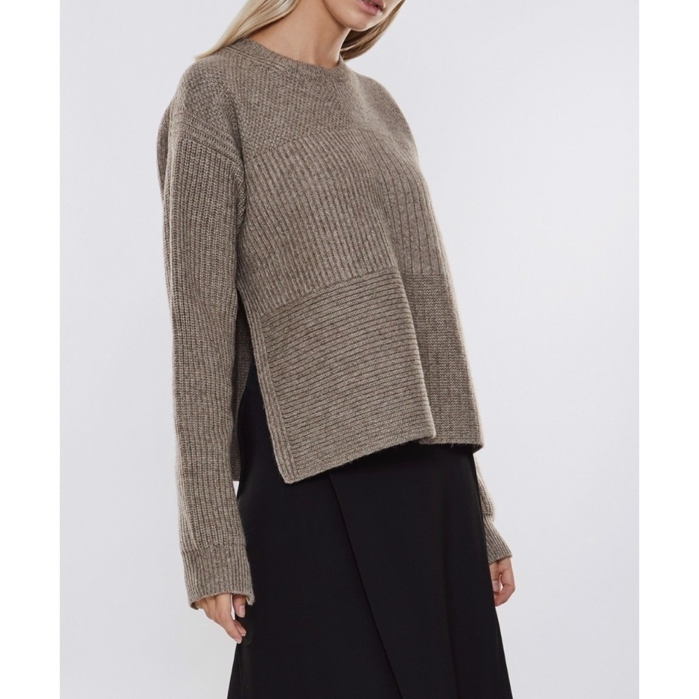 NWT Helmut Lang Textured Cashmere Wool Pullover